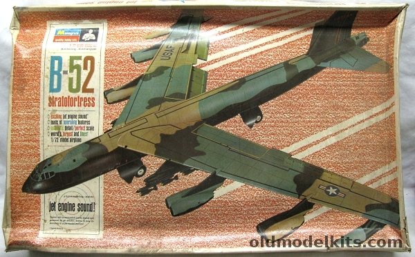Monogram 1/72 Boeing B-52 Stratofortress with Jet Sound, PA215 plastic model kit